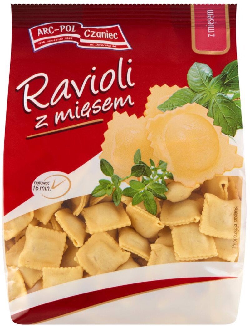 Arc-Pol Ravioli z mięsem 250 g
