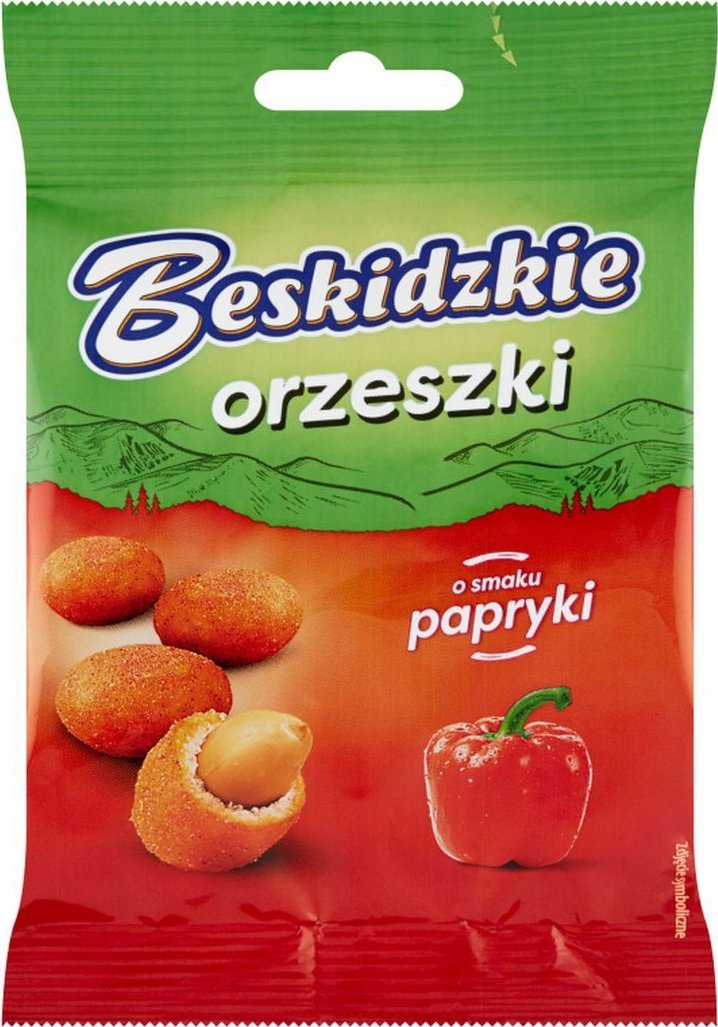 Aksam Beskidzkie Orzeszki o smaku papryki 70 g