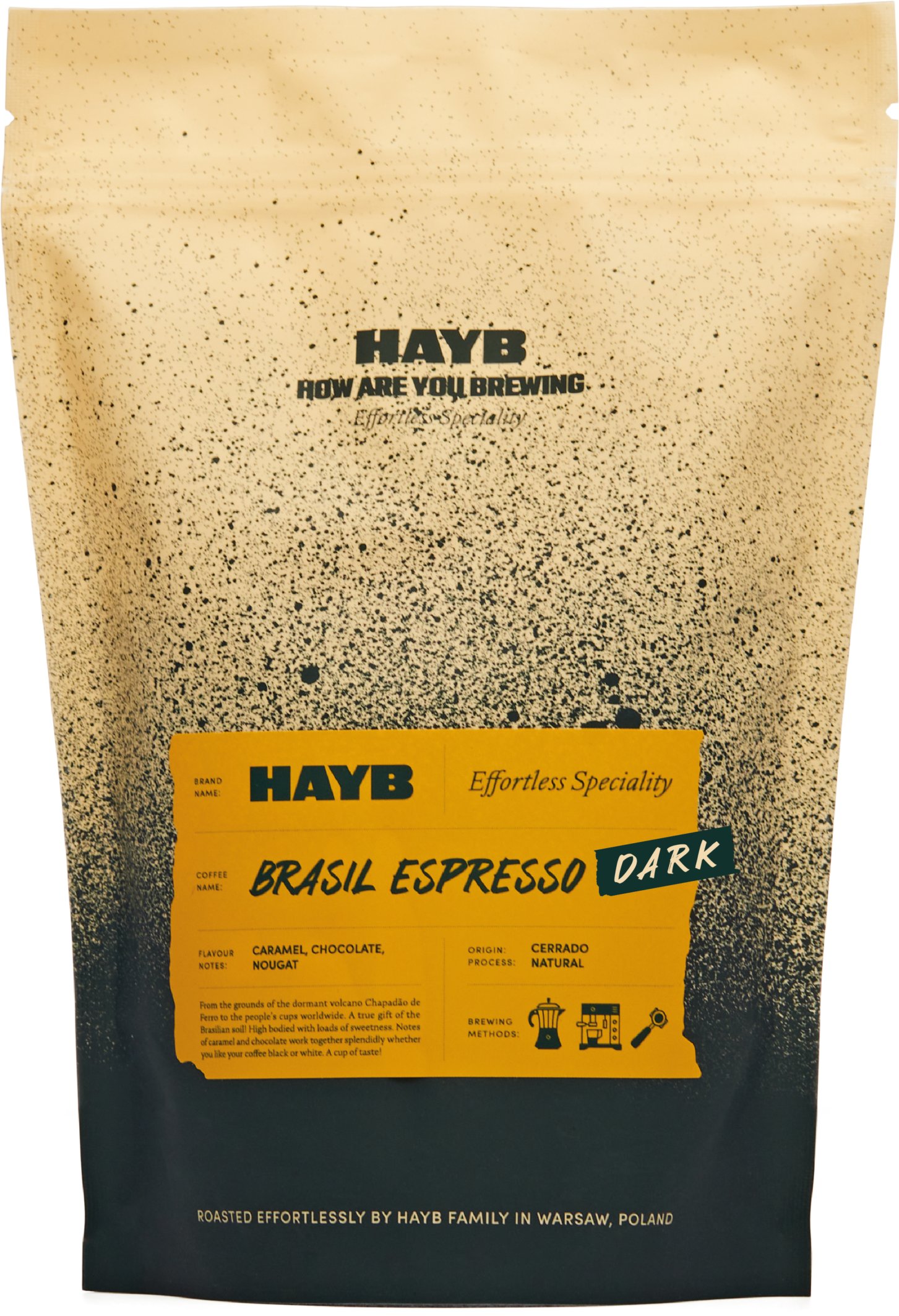 Kawa ziarnista HAYB Brasil Espresso Dark 1 kg