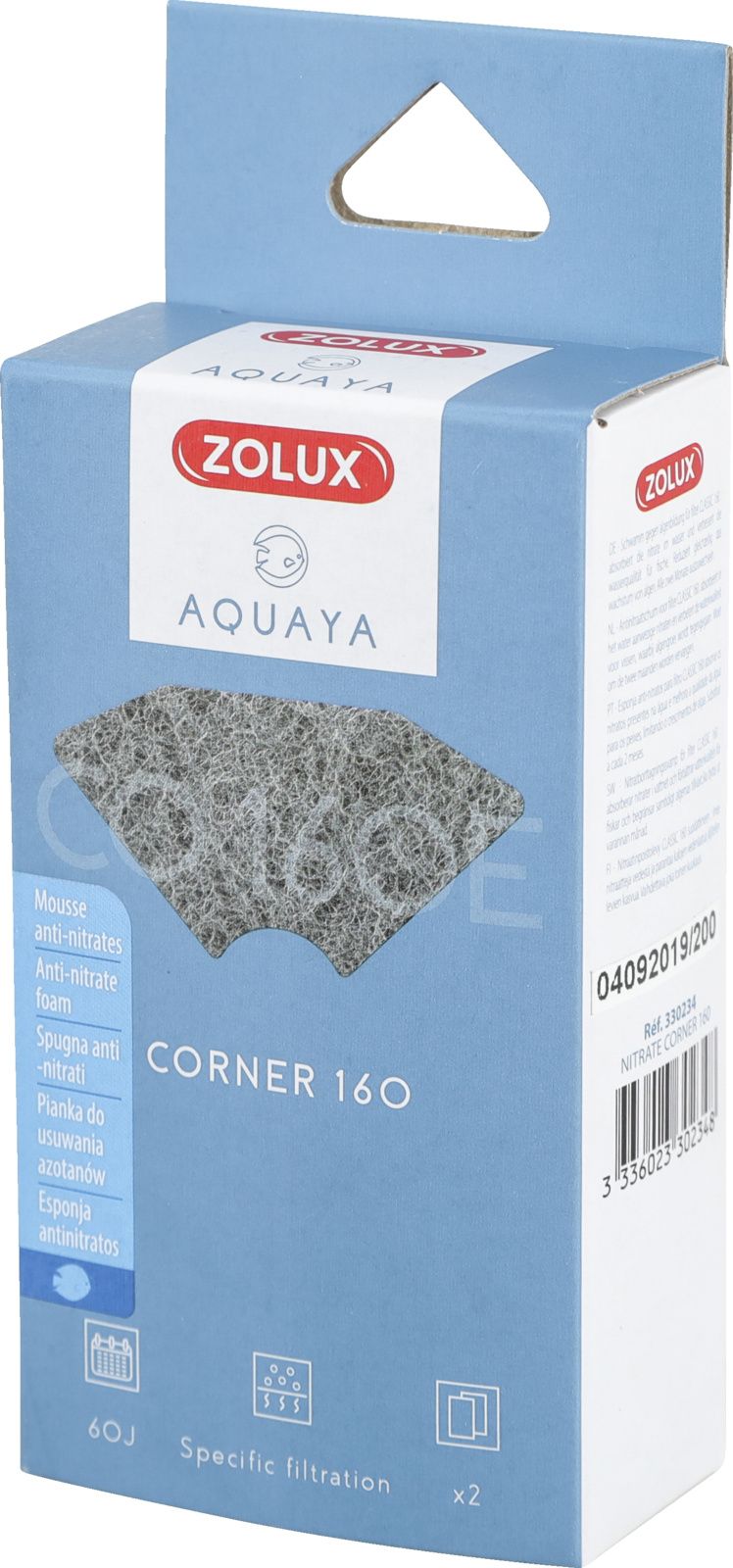 Zolux AQUAYA Wkład Nitrate Corner 160