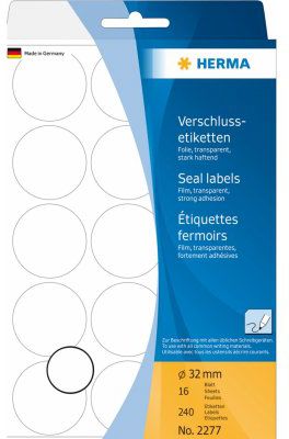 Herma Etykiety samouszczelniające fi 32 mm (2277)