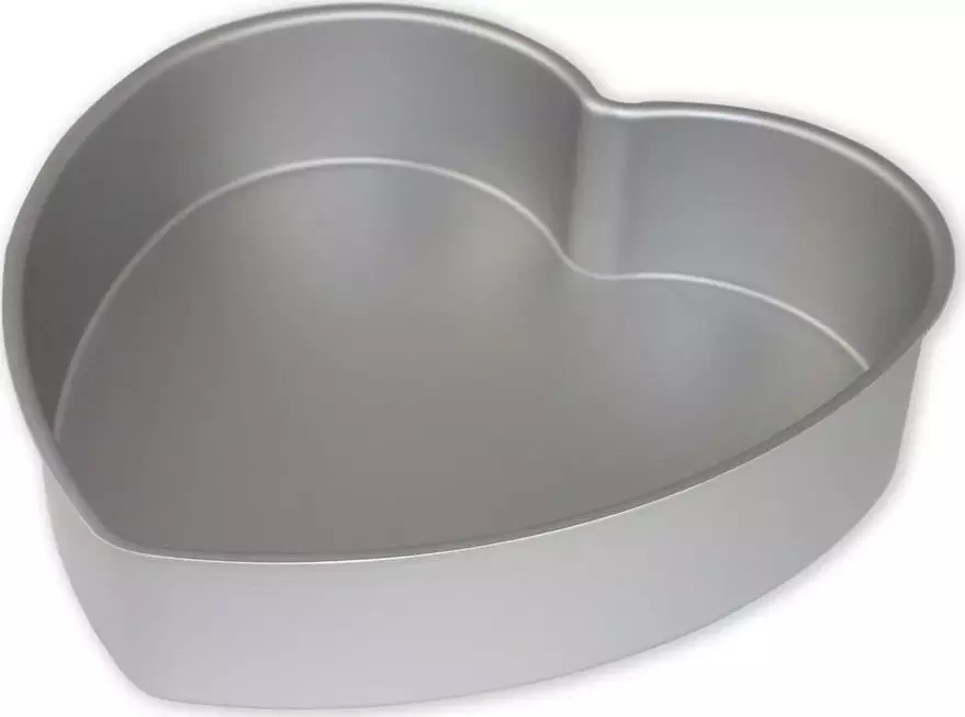 PME Głęboka forma do ciasta w kształcie serca 20 cm szary