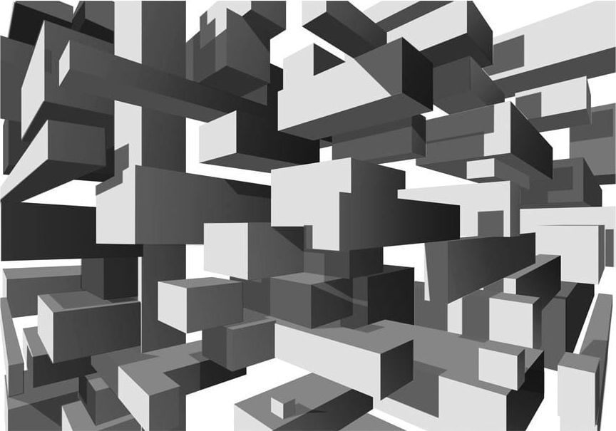 DecoNest Fototapeta - Szare nuty - 400X280