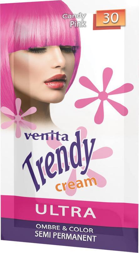 Venita Venita Trendy Cream Ultra krem do koloryzacji włosów 30 Candy Pink 35ml