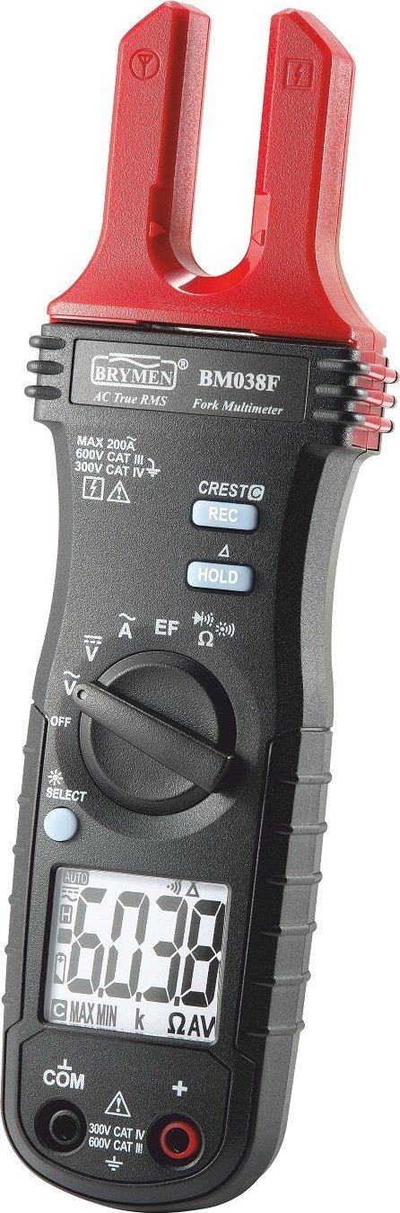 Brymen Miernik cęgowy otwarty 200A AC TRMS Brymen BM038F