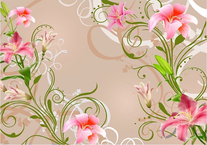 DecoNest Fototapeta - Subtelne piekno lilii - 350X245