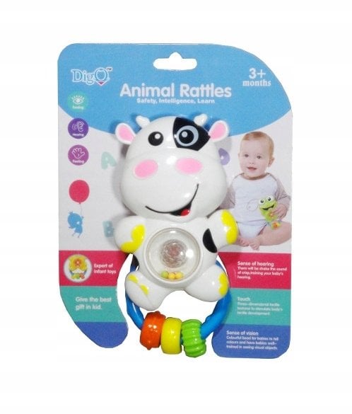 Grzechotka krowa dla malucha