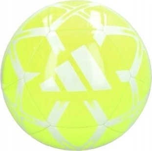 Adidas PIŁKA ADIDAS STARLANCER CLUB TRENINGOWA NOŻNA REKREACYJNA ŻÓŁTY BIAŁY R. 4