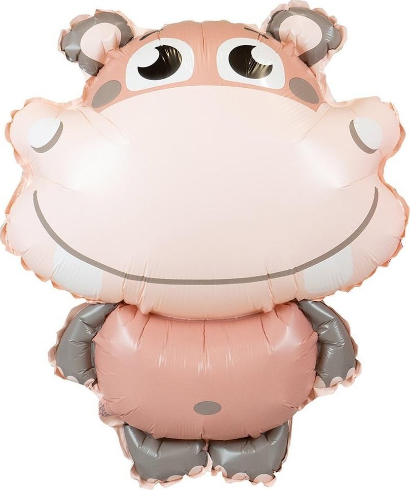 Balon foliowy Zoo - hipopotam