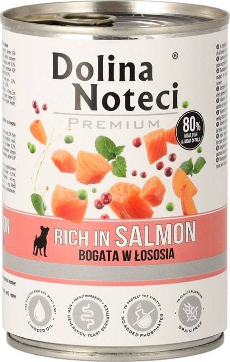 Dolina Noteci Premium z łososiem 400g