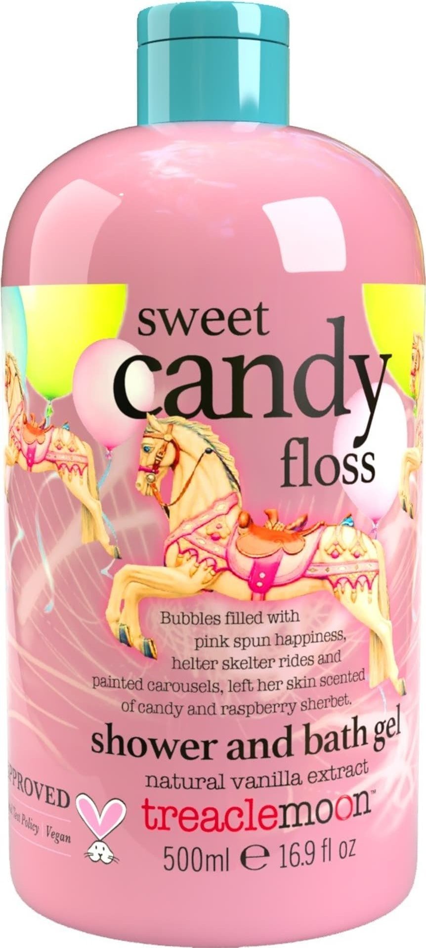 Milton TREACLEMOON Sweet Candy Floss Żel i płyn do kąpieli 500 ml