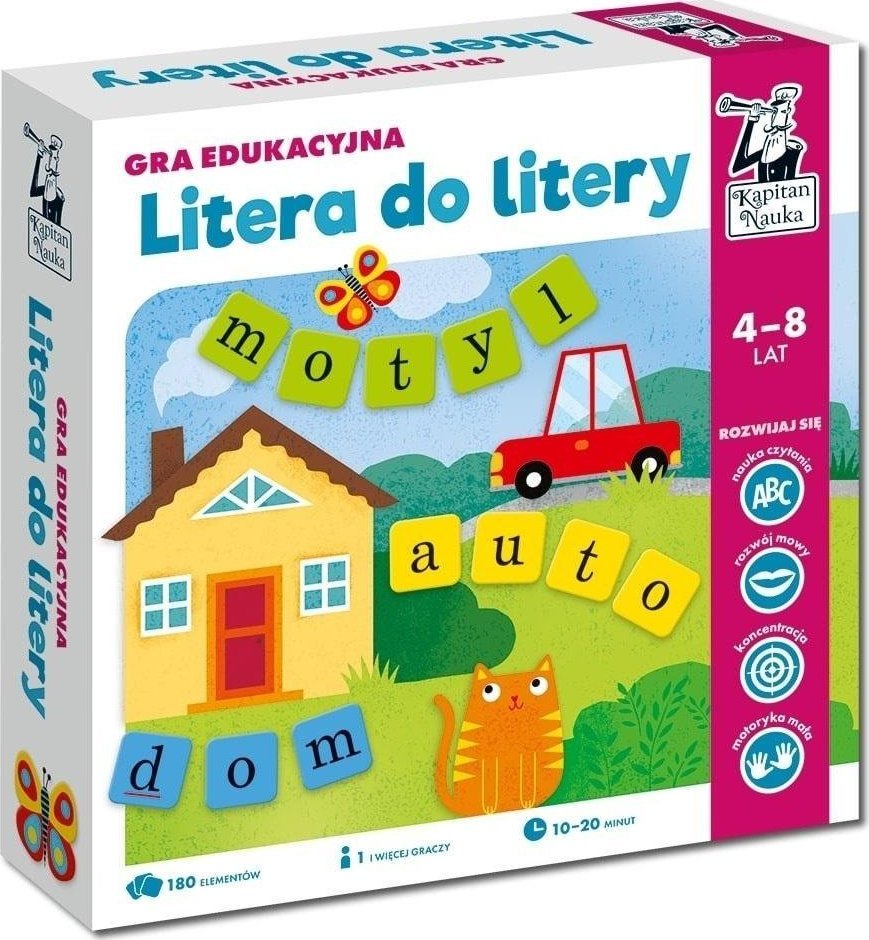 Edgard Kapitan Nauka. Litera do litery 4-8 lat