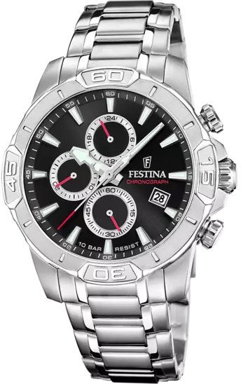 Zegarek męski Festina F20704-6 srebrny