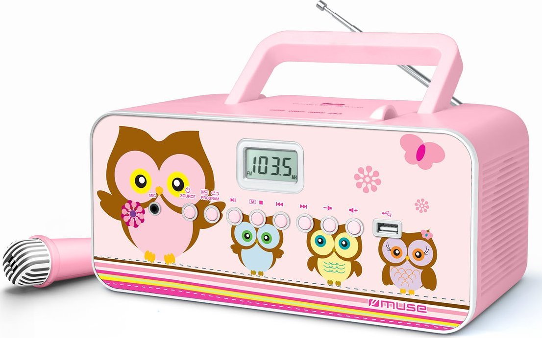 Radioodtwarzacz Muse M-29KP różowy