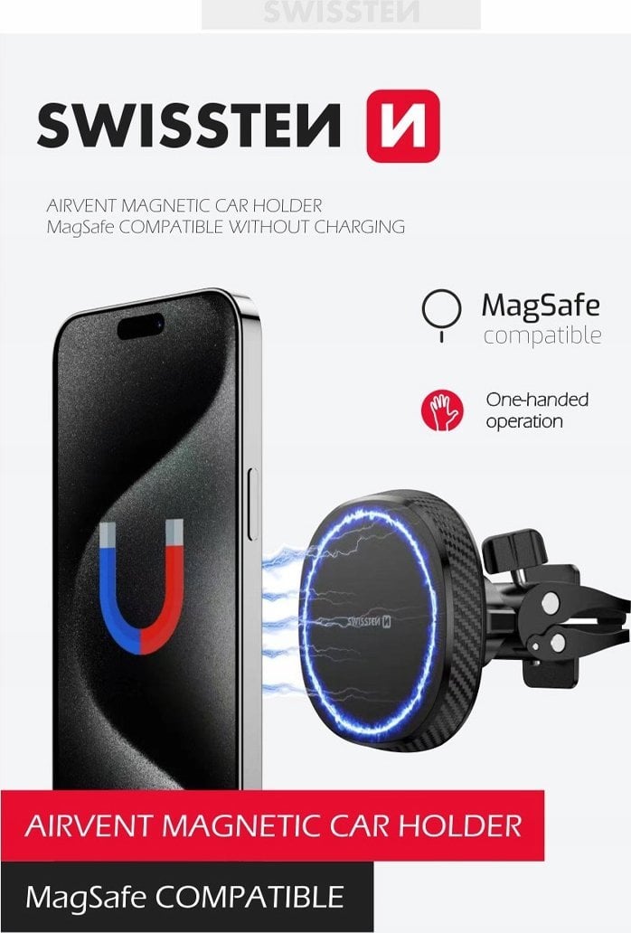 Swissten MagStick Compact Magnetic Car Holder