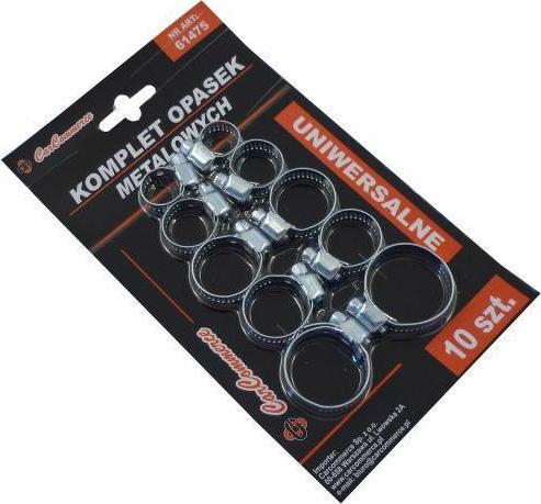 Carcommerce KOMPLET OPASEK METALOWYCH [10szt.]