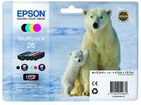 Tusz Epson zestaw tuszy T2616 (cyan, magenta, yellow, black)