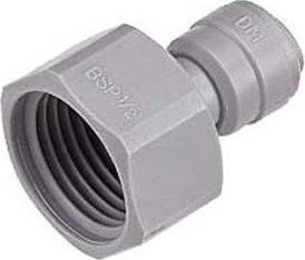 DMfit AFAB 0406C - Złączka 3/8" x 1/4" do zaworu czerpanego kurkowego BSPP stożkowy gwint DM AFAB0406C