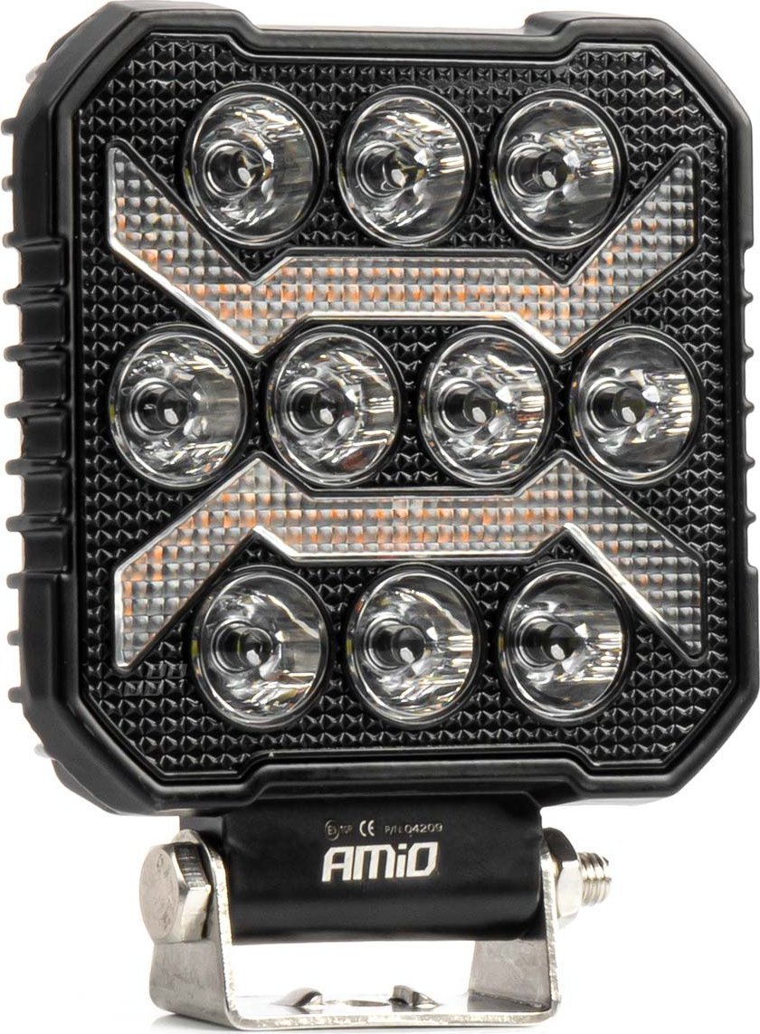 AMiO Lampa robocza szperacz led awl68 54w 6500k 10000lm 12v 24v amio-04209