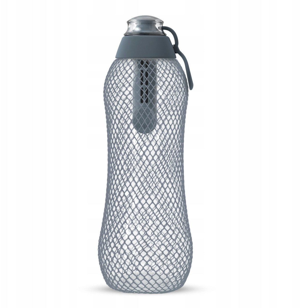 Butelka filtrująca Dafi SOFT Disco 0,7l stalowa szara + filtr węglowy