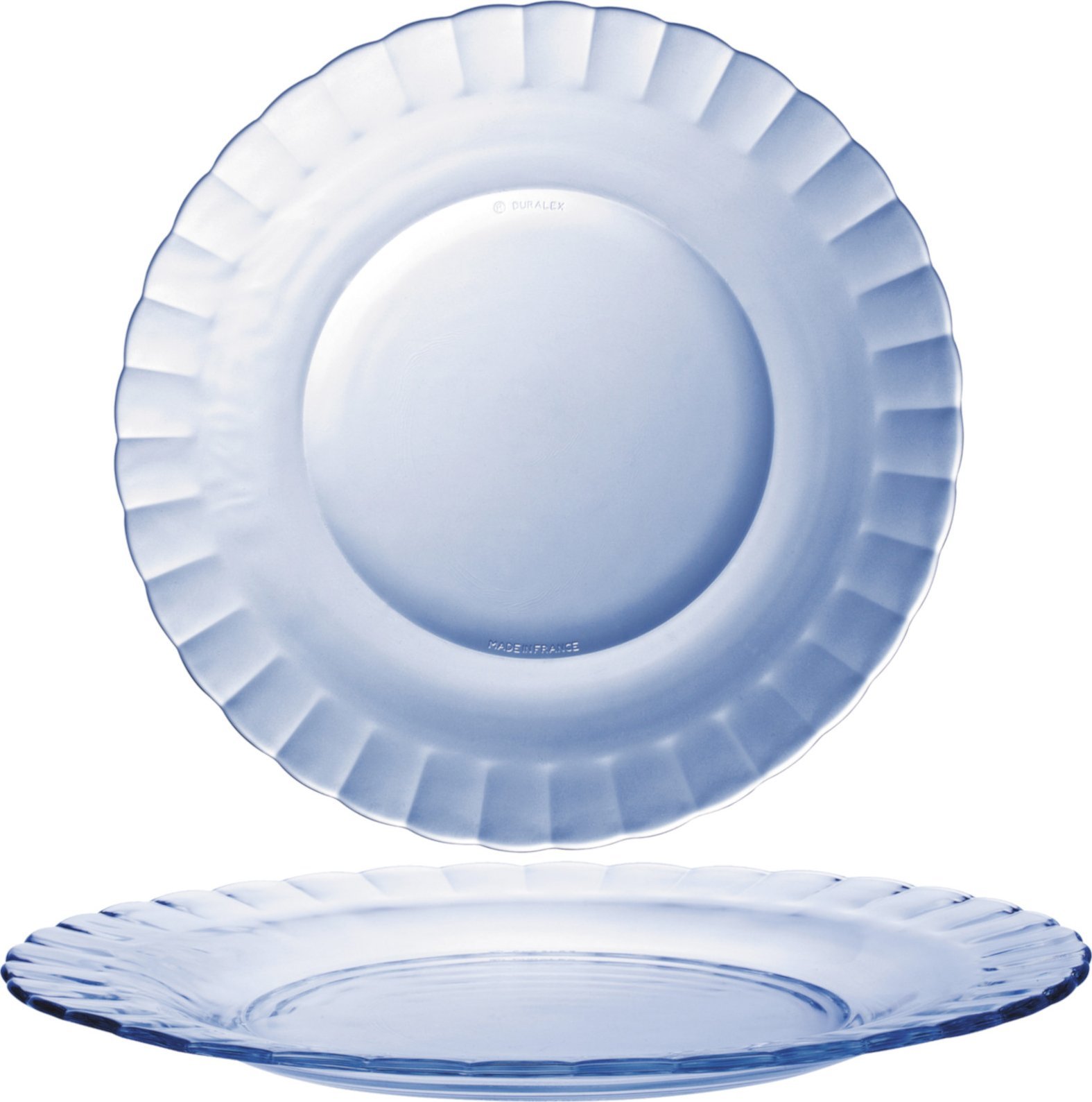 Duralex Talerz płytki Duralex PICARDIE MARINE niebieski 230 x 20 mm - zestaw 6 szt. Talerz płytki Duralex PICARDIE MARINE niebieski 230 x 20 mm - zest