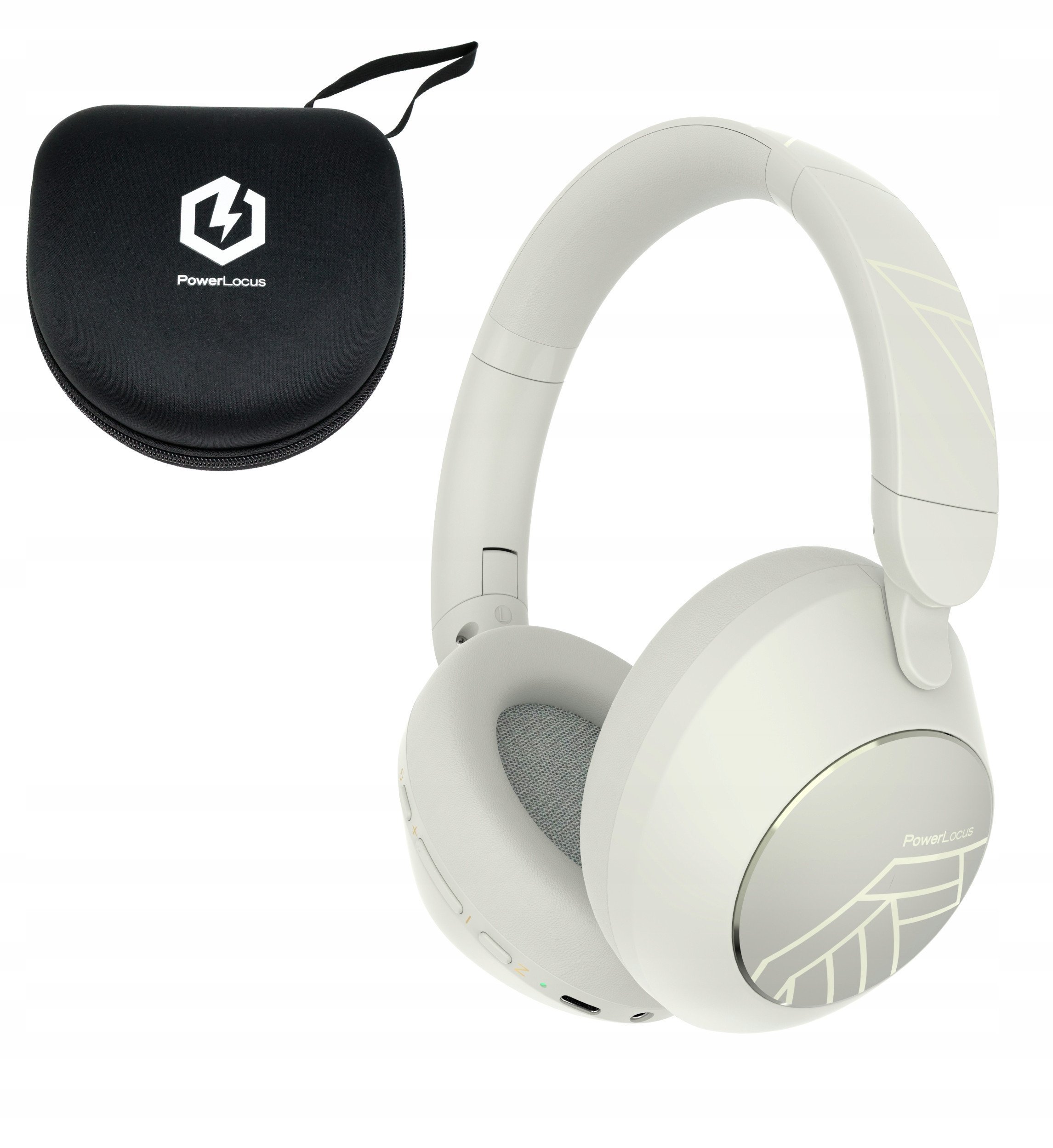 PowerLocus Bluetooth Headphones Orion Sand