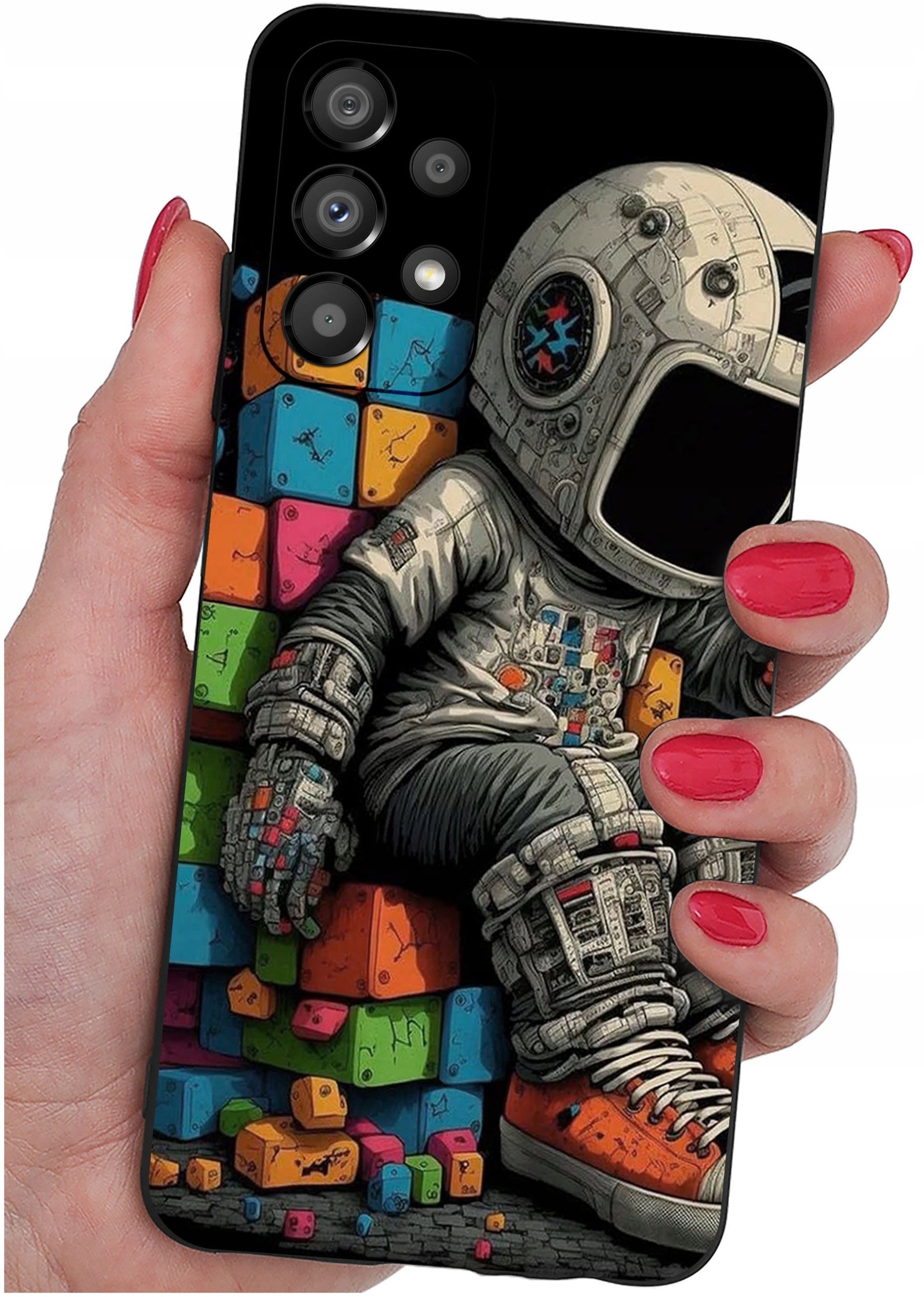 Etui do SAMSUNG A52 | A52s 5G | WZORY | SILIKONOWE MATT SZKŁO 9H