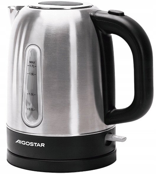 Czajnik Elektryczny Bezprzewodowy 2200W 1,7L Stal