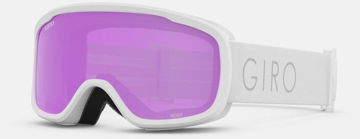 Gogle zimowe GIRO MOXIE WHITE CORE LIGHT (szyba AMBER PINK 19-42% S2 + YELLOW 77% S1) (NEW 2023/2024)
