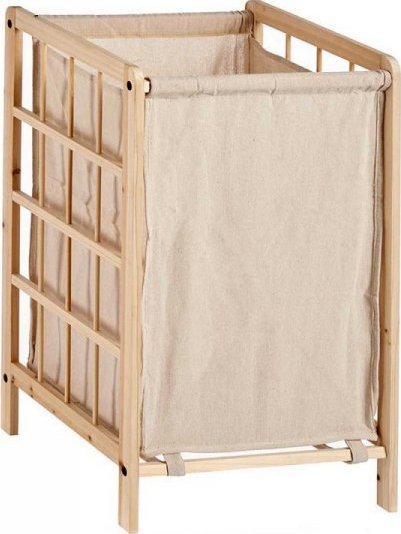 Kosz na pranie Kipit Kosz na pranie Drewno Materiał 35 L (33 x 60 x 39,5 cm)