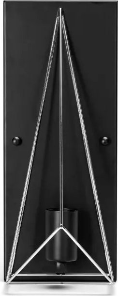 Kinkiet Aigostar Kinkiet Metalowa lampa ścienna czarna E27 Metalowa lampa ścienna czarna bez źródła światła E27