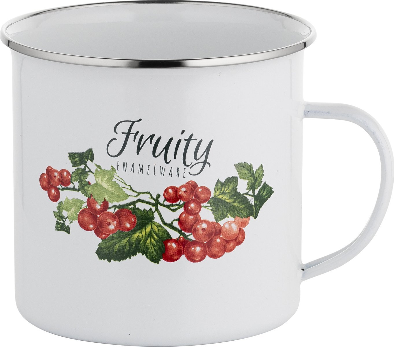 Emalia Pleszew Kubek emaliowany Emalia Polska Pleszew Kalina 12 cm 1,25 l