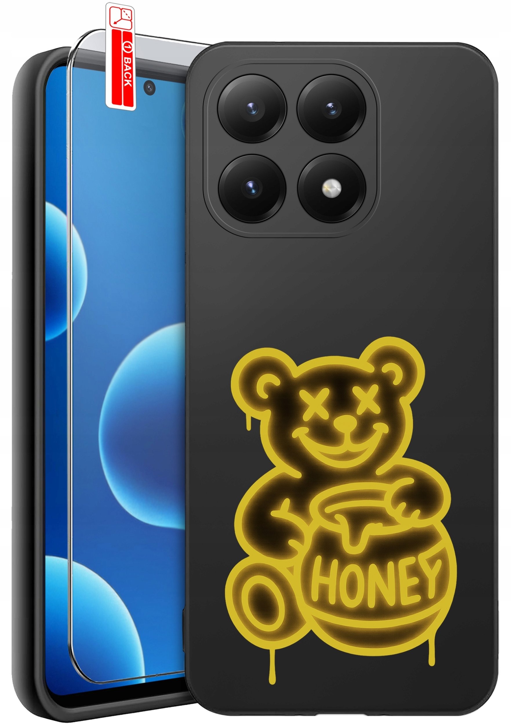 ETUI do Xiaomi 15T 5G MIŚ MIS MISIU MASKOTKA ZABAWKA WZORY + SZKŁO 9H