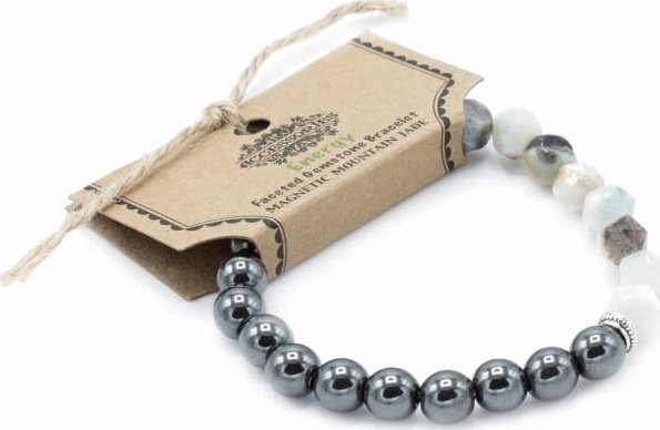 Lovrin Bransoletka z fasetowanych kamieni - Energia