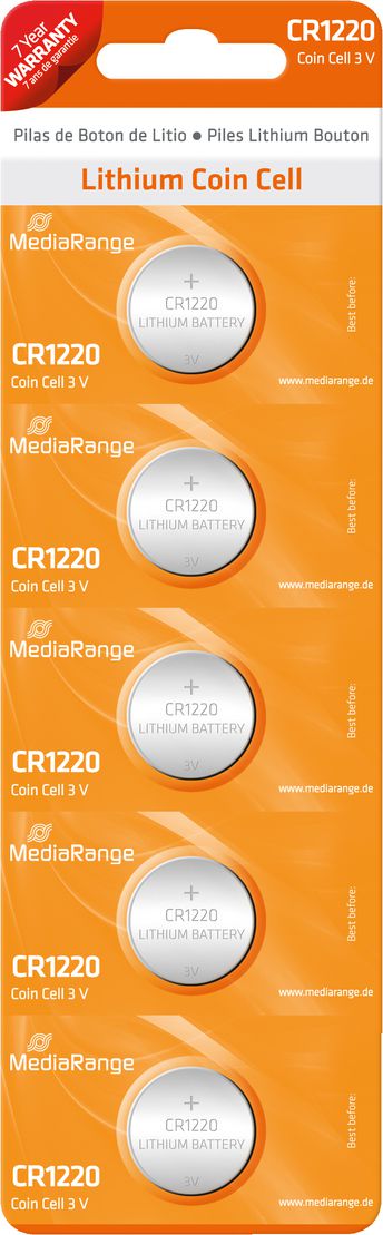 MediaRange Bateria CR1220 5 szt.