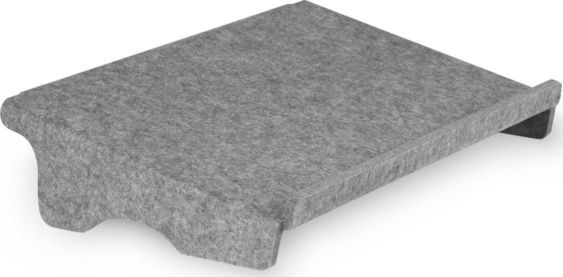 BakkerElkhuizen BakkerElkhuizen Q-doc 100 Circular deska z klipsem na dokumenty Filc PET Szary