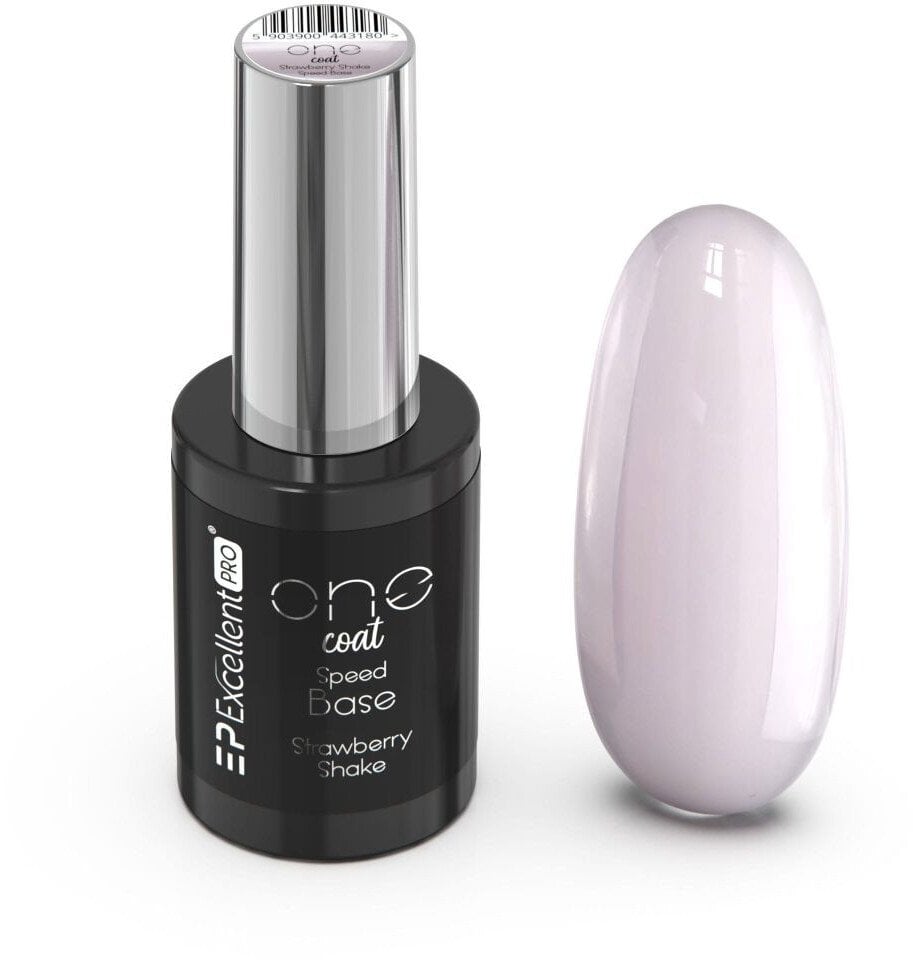 Excellent PRO One Coat Speed Base kryjąca baza hybrydowa Strawberry Shake 11g