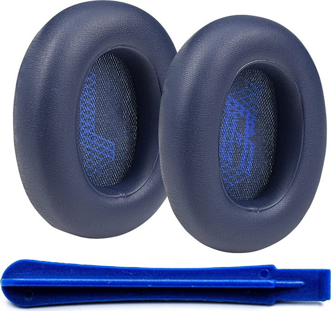 Litago NAUSZNIKI NAKŁADKI DO JBL LIVE 650BT 650BTNC 660NC Gąbki Pady Niebieskie