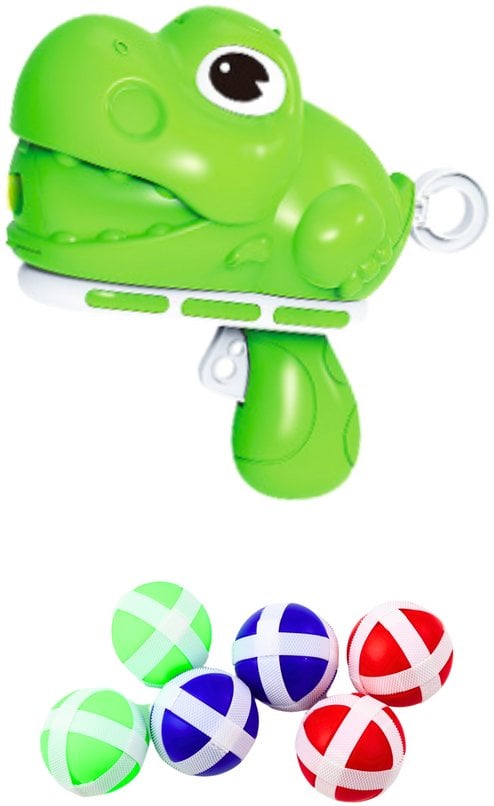 Gra Zręcznościowa Strzał Do Celu Pistolet Kulki Na Rzep Dinozaur