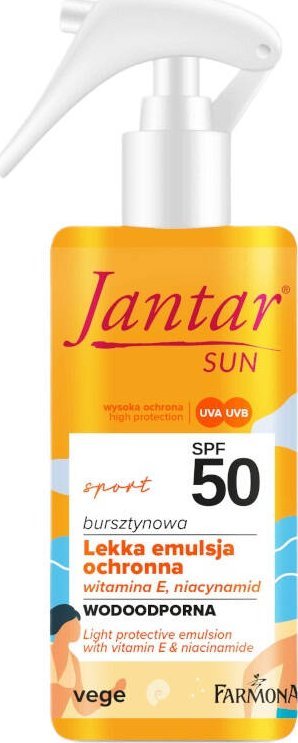 Farmona Jantar Sun Sport bursztynowa lekka emulsja ochronna SPF50 150ml