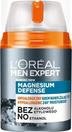 L’Oreal Paris LOREAL_Men Expert Magnesium Defense hipoalergiczny krem nawilżający 50ml