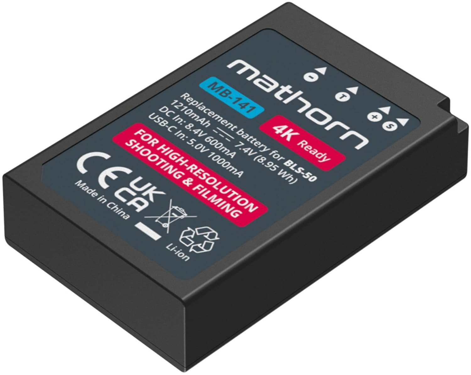 Bateria Mathorn MB-141 1210mAh USB-C do BLS-50