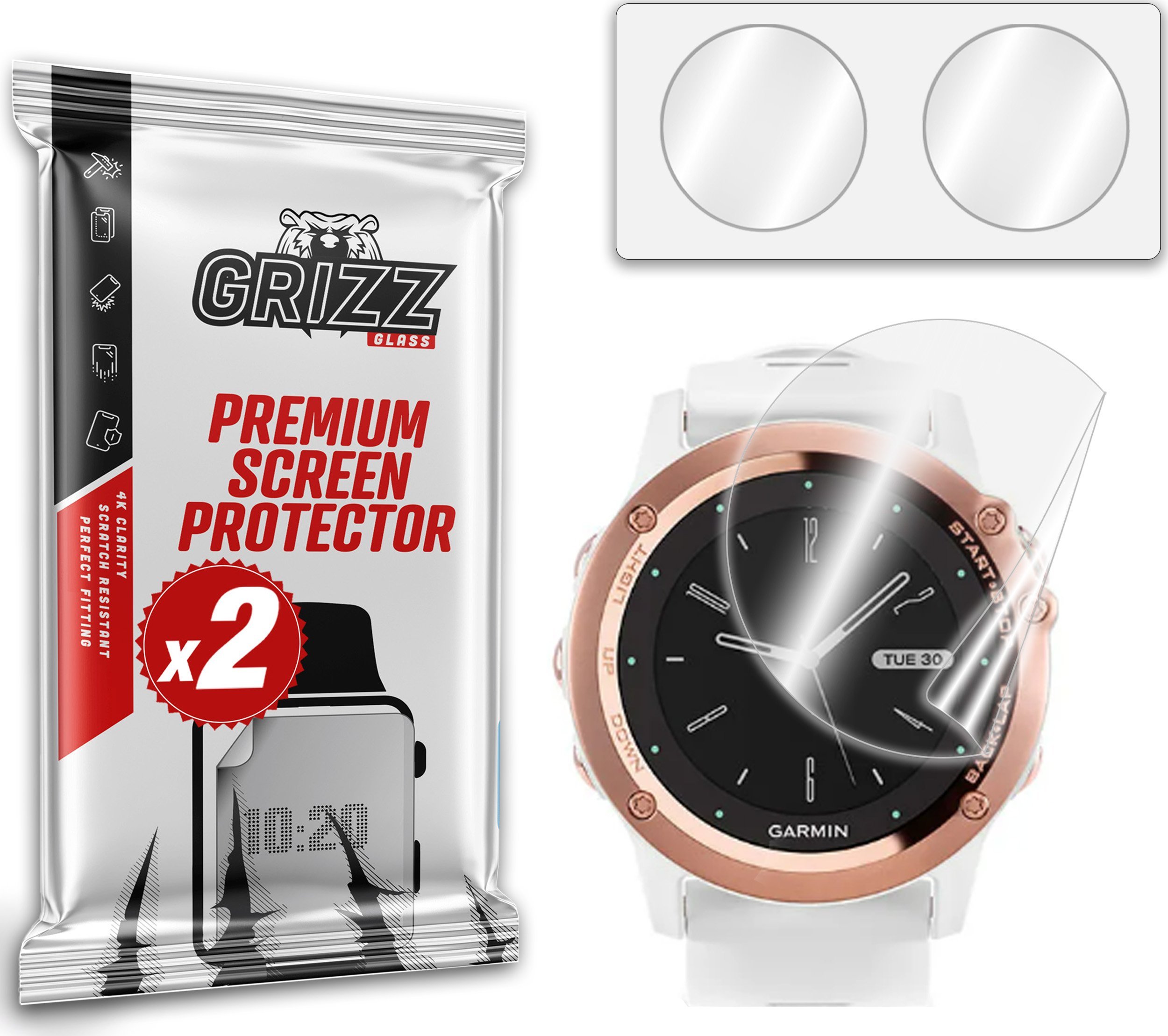 GrizzGlass Folia ceramiczna GrizzGlass CeramicFilm do Garmin Fenix 3