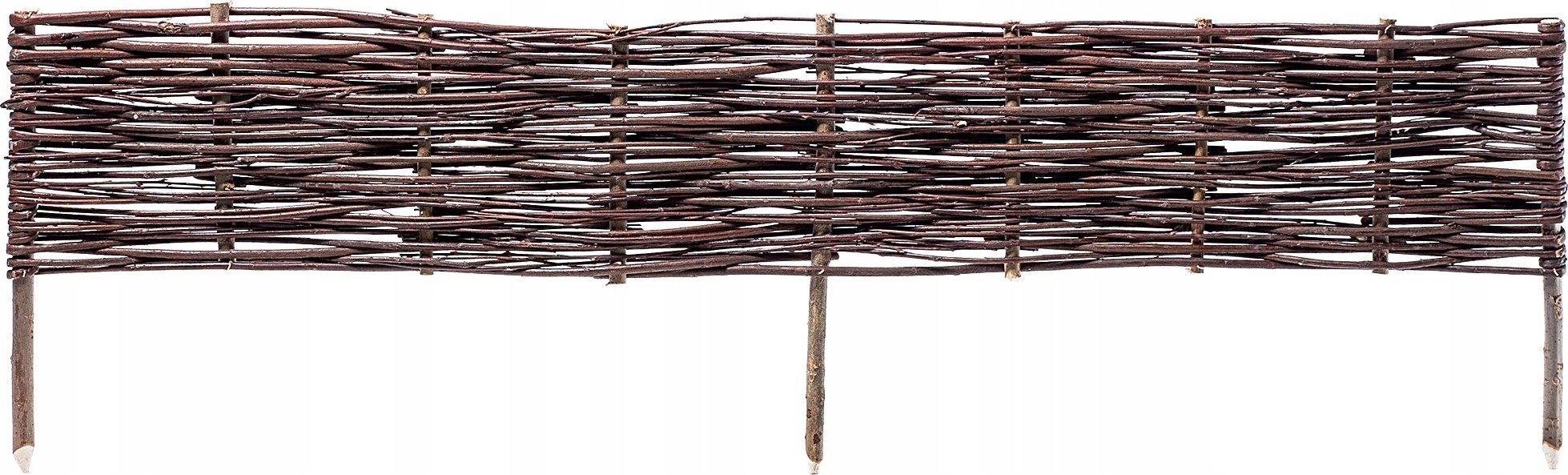 Kadax Palisada Ogrodowa 120x30cm Obrzeże Płot Wiklinowy