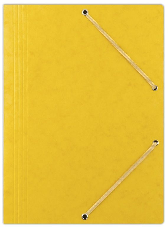 Donau TECZKA Z GUMKĄ PRESZPANOWA A4 3-SKRZYDŁOWA 390GSM ŻÓŁTA (8643080-11PL)