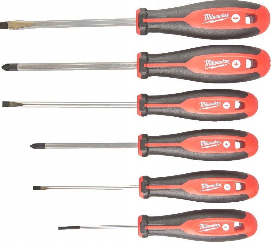 Milwaukee MILWAUKEE SCREWDRIVERS SET 6 pcs. (SL&PH)