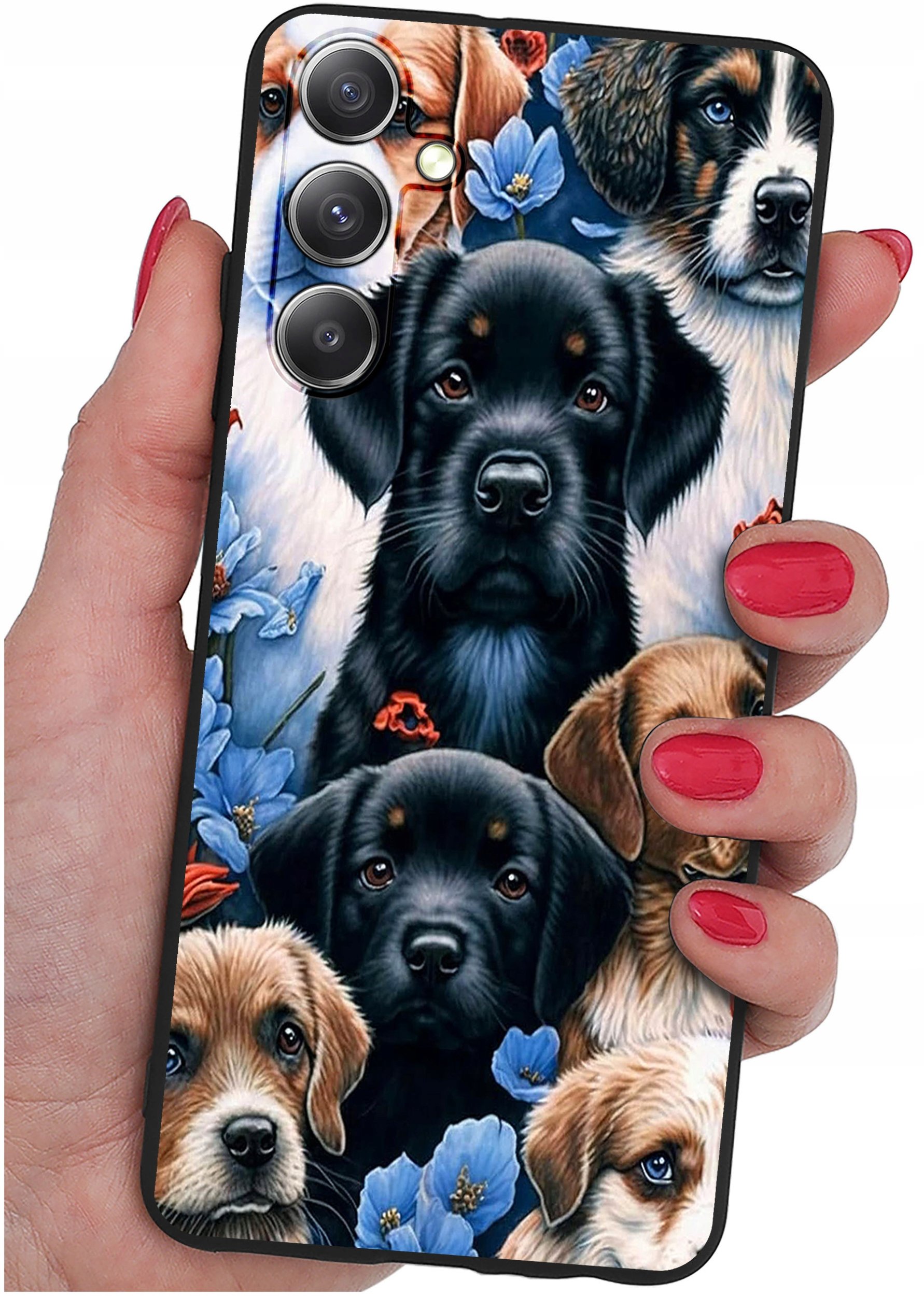 ETUI do Samsung S25+ Plus | WZORY | SILIKONOWE MATT CASE + SZKŁO 9H