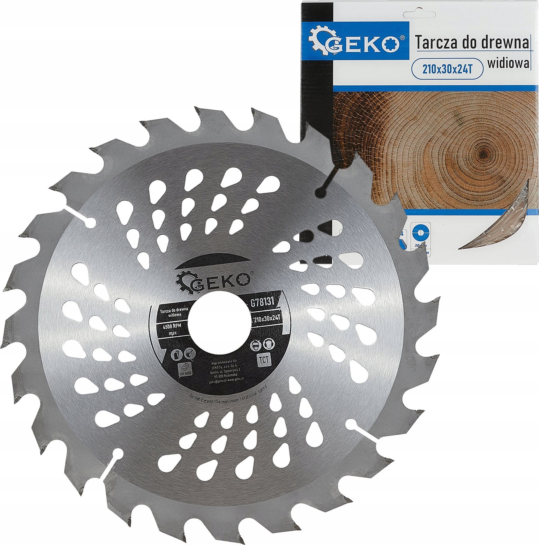 Geko Tarcza do drewna 210x30x24T (50)