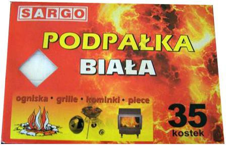 Rozpałka biała 35 kostek