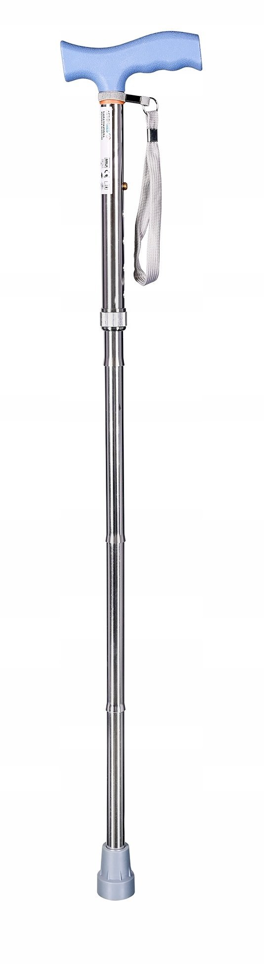 ActionMed Składana laska inwalidzka (srebrna)